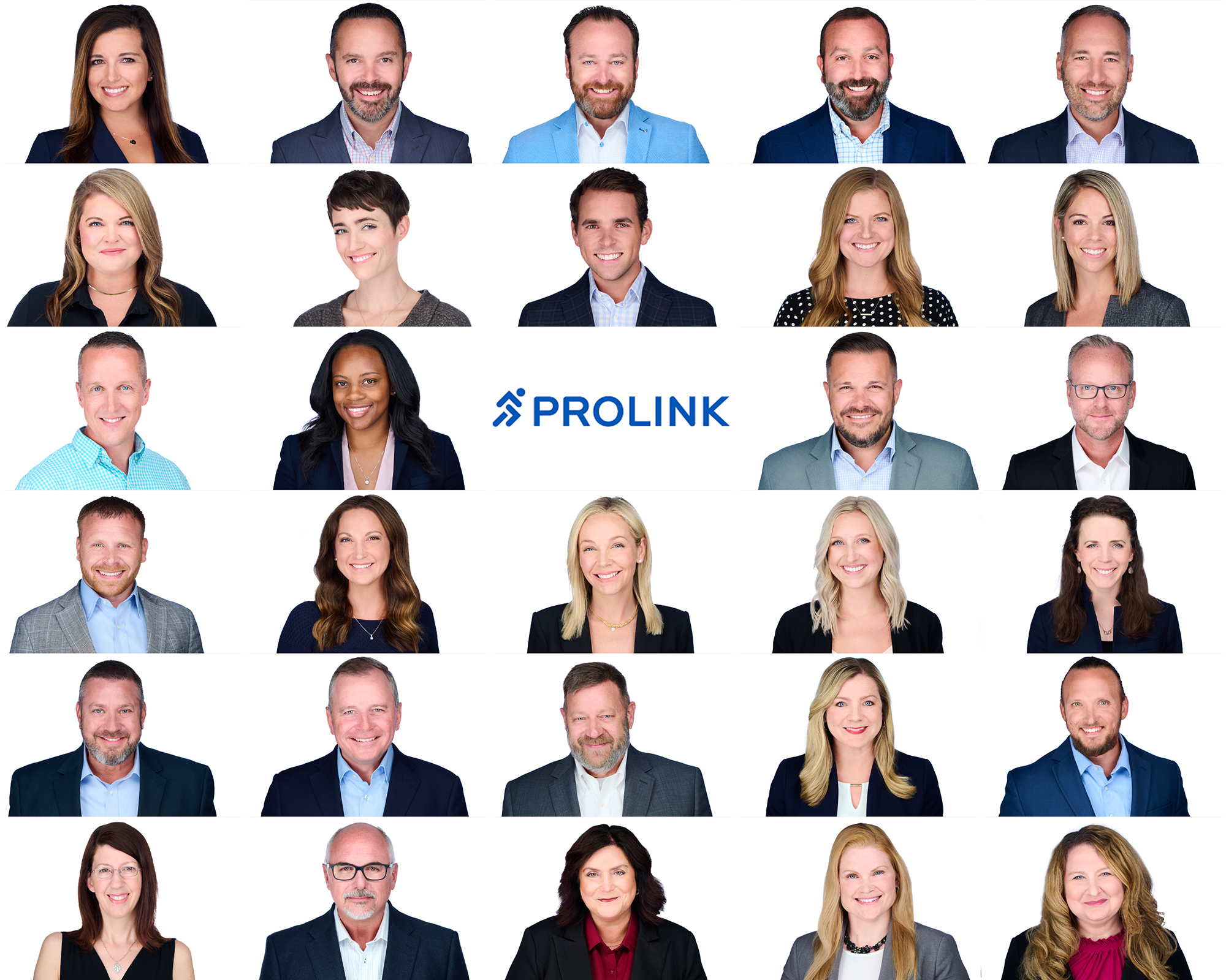 Prolink corporate headshots grid